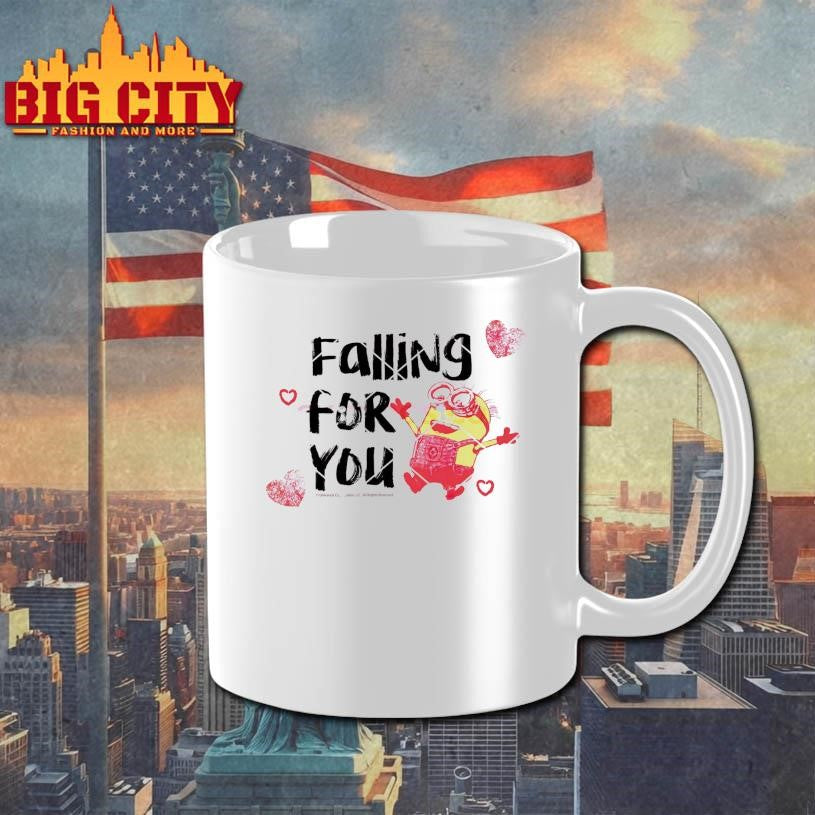 Falling For You Minion Hearts Love Valentine Shirt