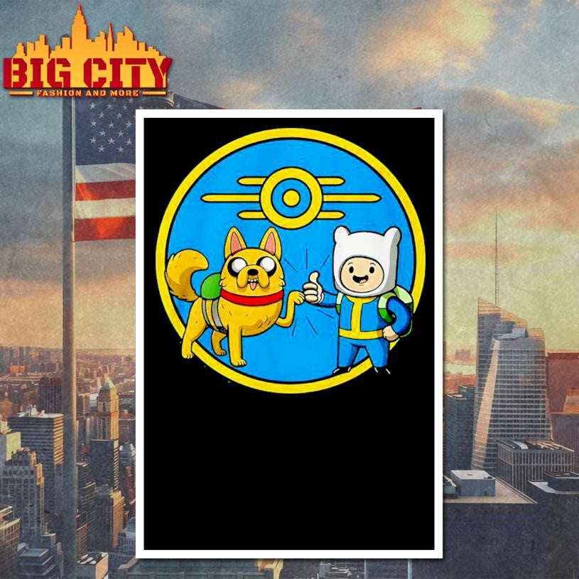 Fallout Adventure Time Wasteland Time Logo Shirt