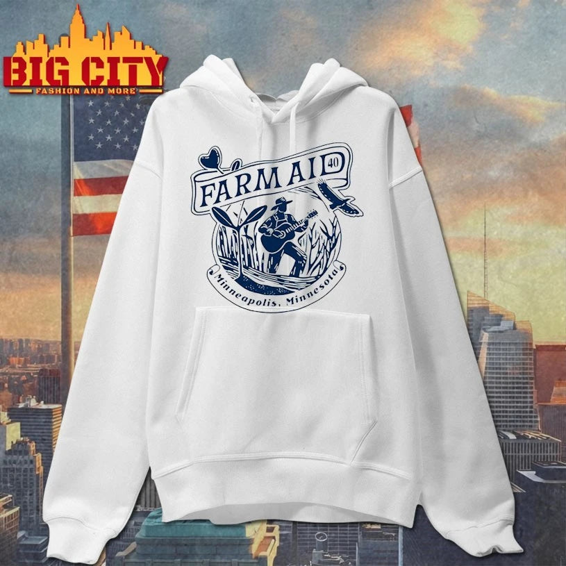 Farm Aid 40 Rice Harvester shirts