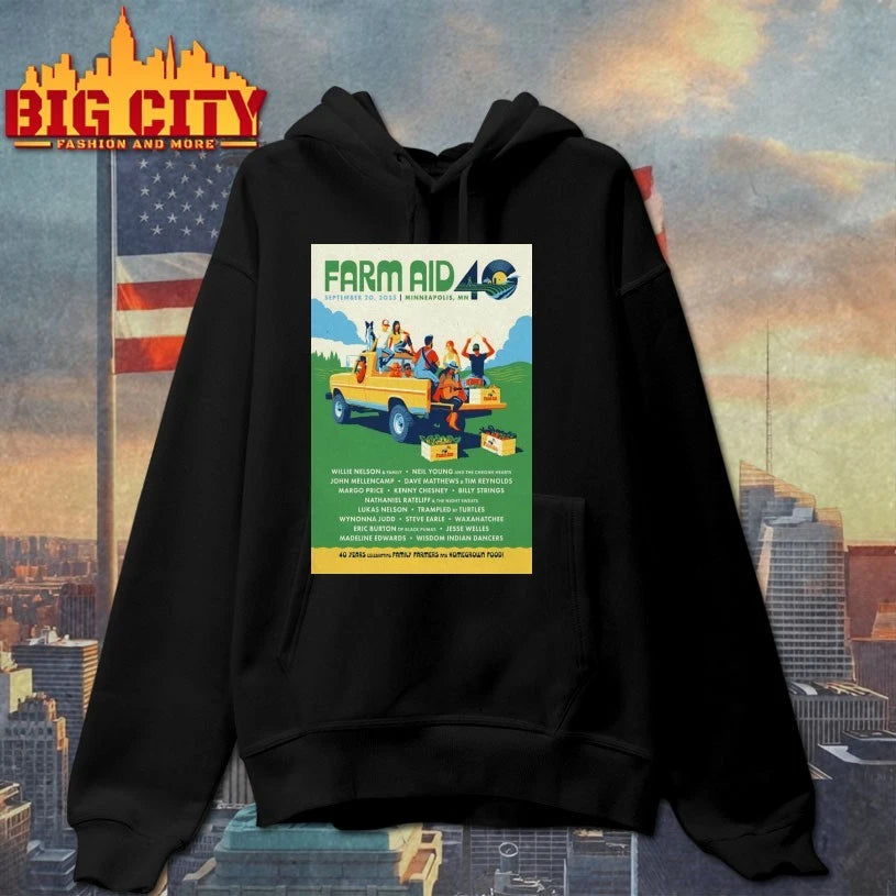 Farm Aid Sep 20 2025 Minneapolis MN Poster Shirt