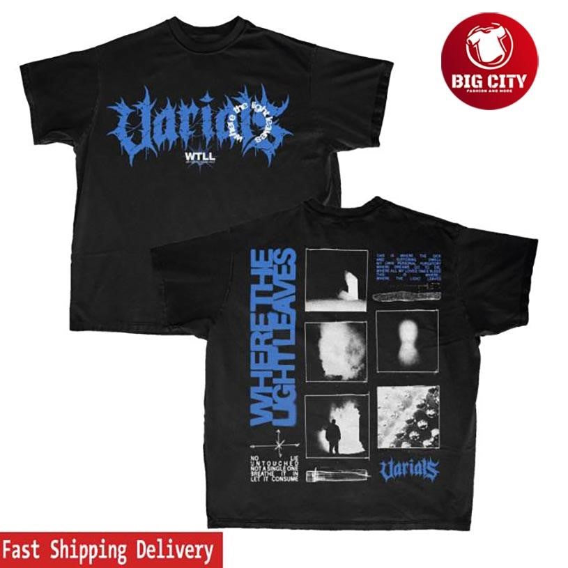 Fearless Records Varials Wtll Collage Two Sided Shirt