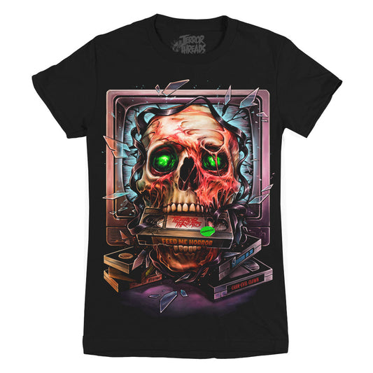 Feed Me Horror Ladies T-Shirt