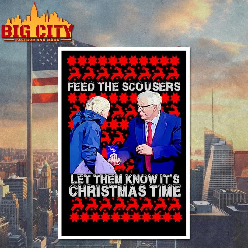 Feed The Scousers Let Them Know Its Christmas Time Merry Christmas Shirt