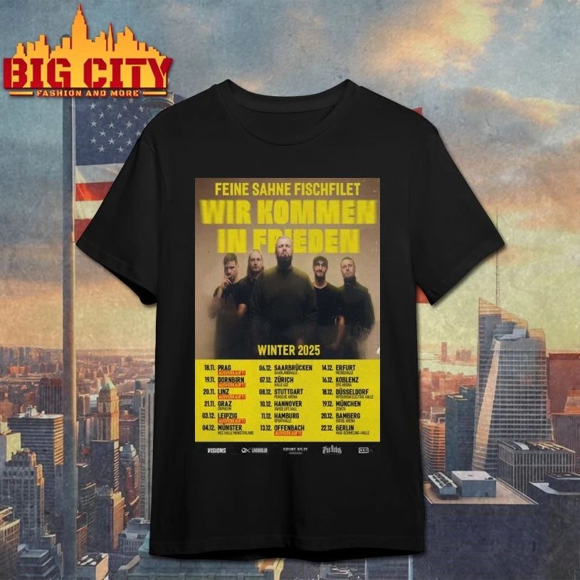 Feine Sahne Fischfilet Winter 2025 Tour Poster shirt