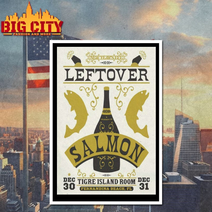 Fernandina Beach FL Event 2025 Leftover Salmon Poster Shirts