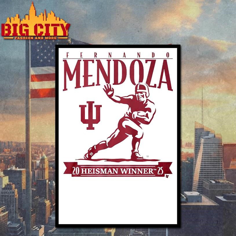 Fernando Mendoza 2025 Heisman Trophy Winner Shirt