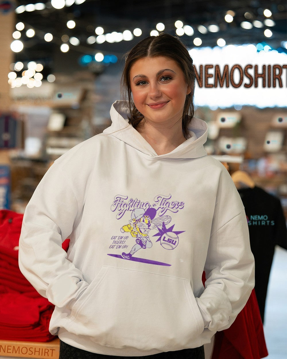 Fighting Tigers LSU Tiger eat ’em up mascot shirt