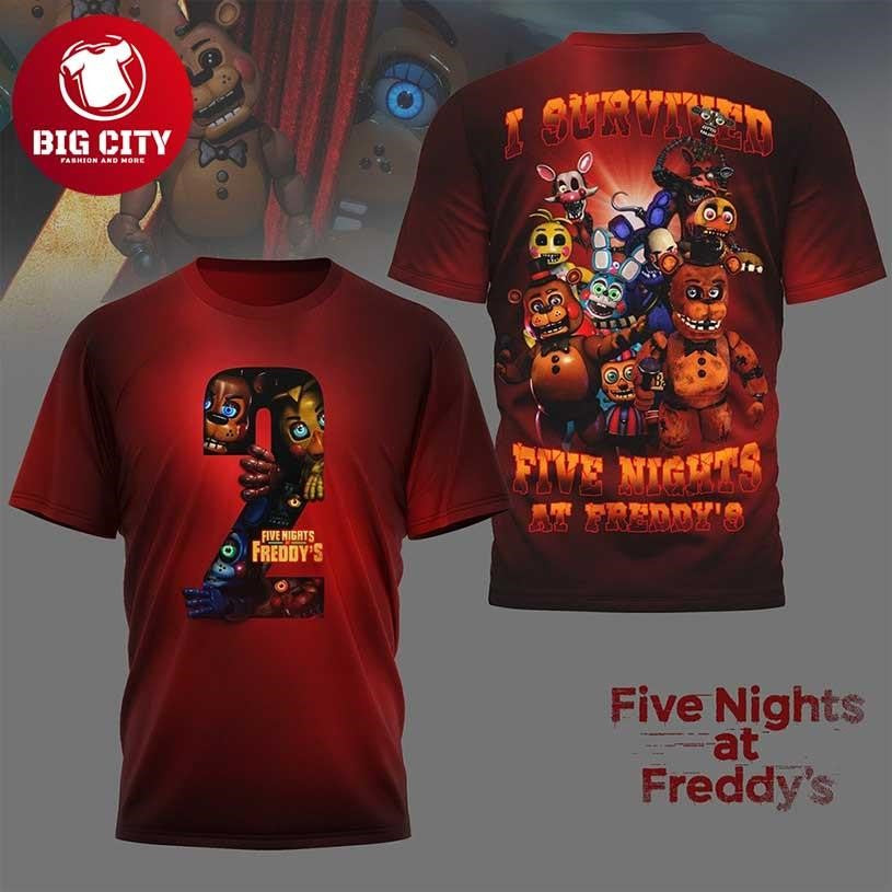 Five Nights At Freddys 2 Two Sided Shirt