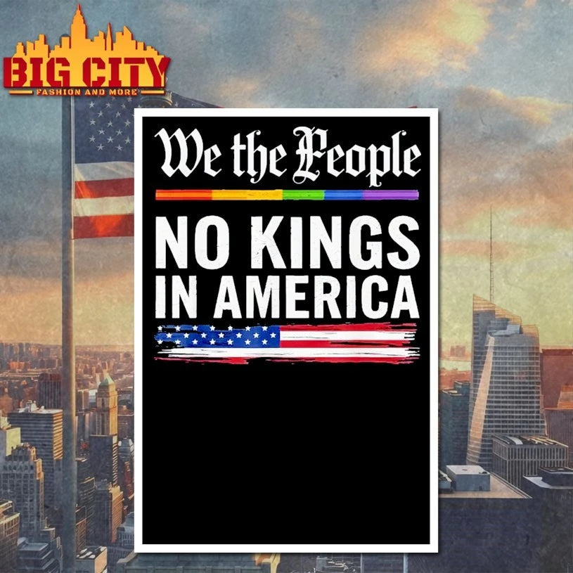 Flag We The People No Kings In America Shirt
