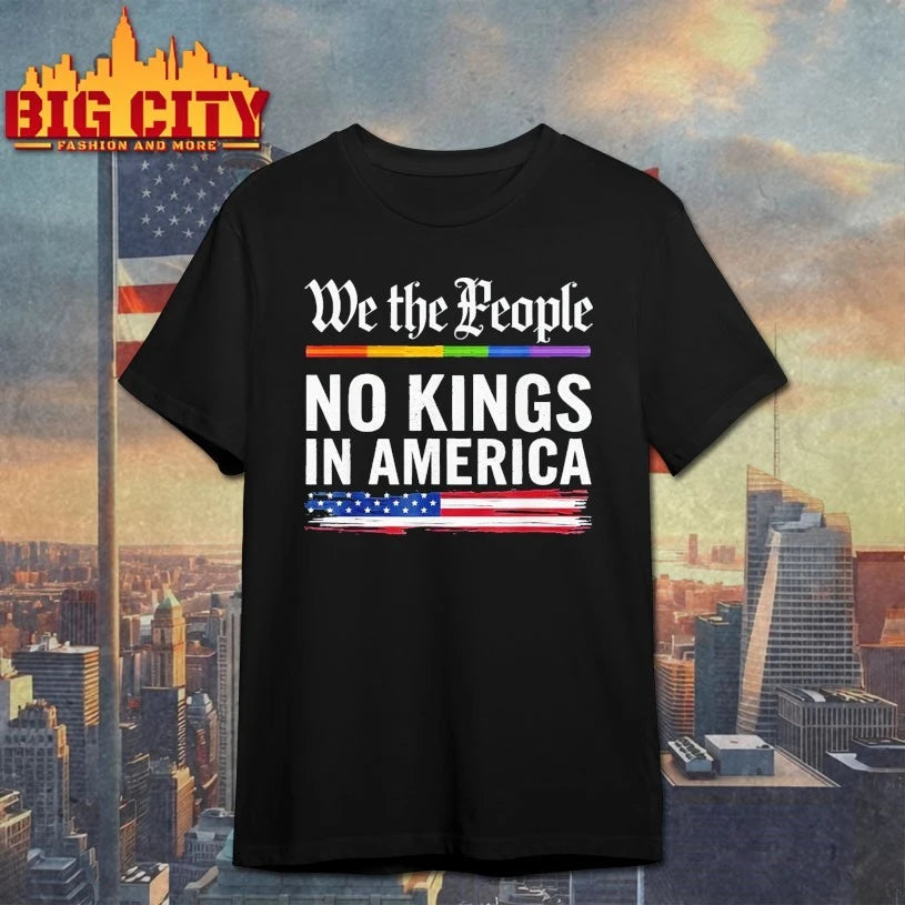 Flag We The People No Kings In America Shirt