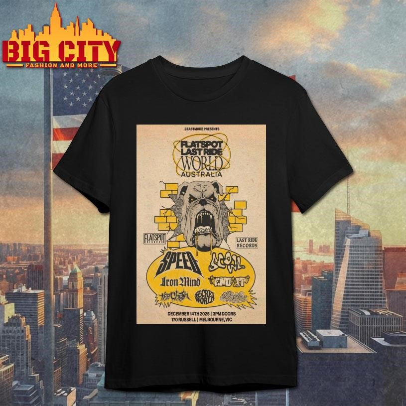 Flatspot Last Ride December 14, 2025 Melbourne, VIC Poster Shirt