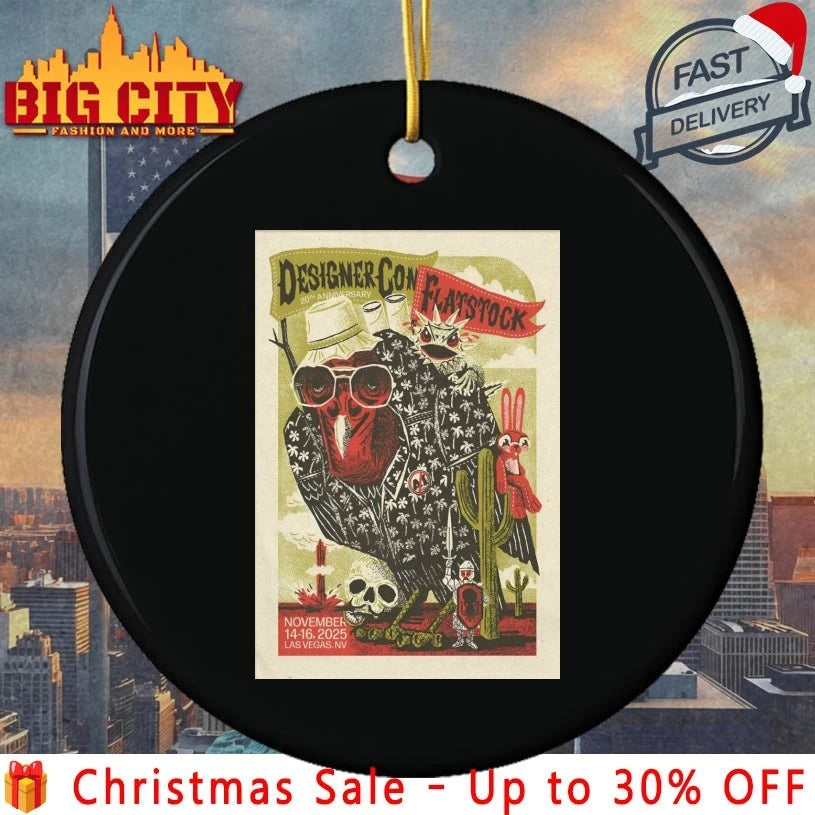 Flatstock 11-14 11-16-2025 DesignerCon in Las Vegas NV Poster shirt