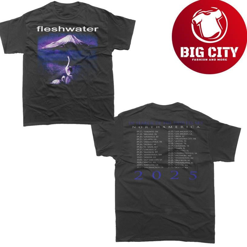 Fleshwater Fleshwater Mountain Tour 2025 Two Sided Shirt
