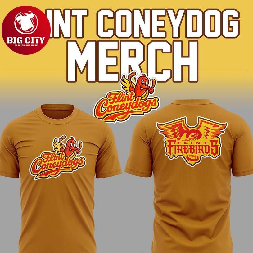 Flint Firebirds Flint Coneydogs 2026 One-Night-Only Two Sided Shirt