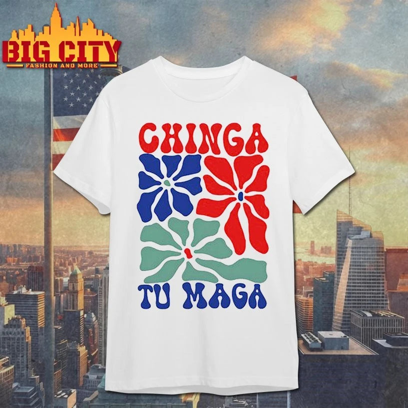 Floral Chinga Tu Maga Feminist Activism shirt