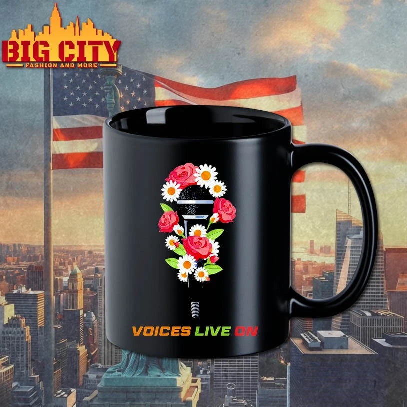 Floral RIP Charlie Kirk Voice Live On shirt