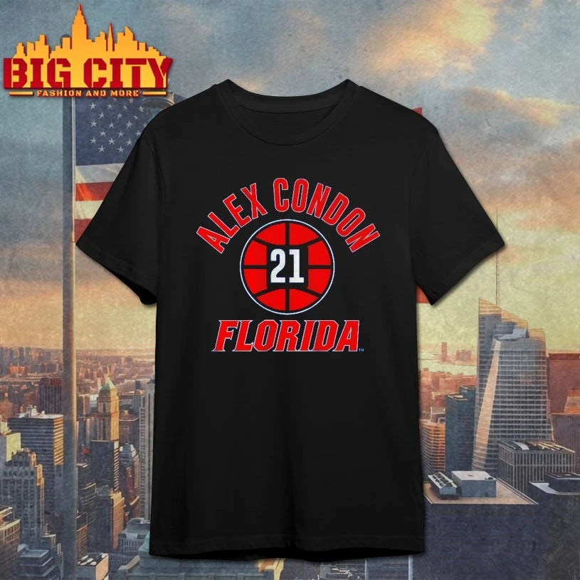 Florida Basketball Alex Condon Name Number Ball shirt