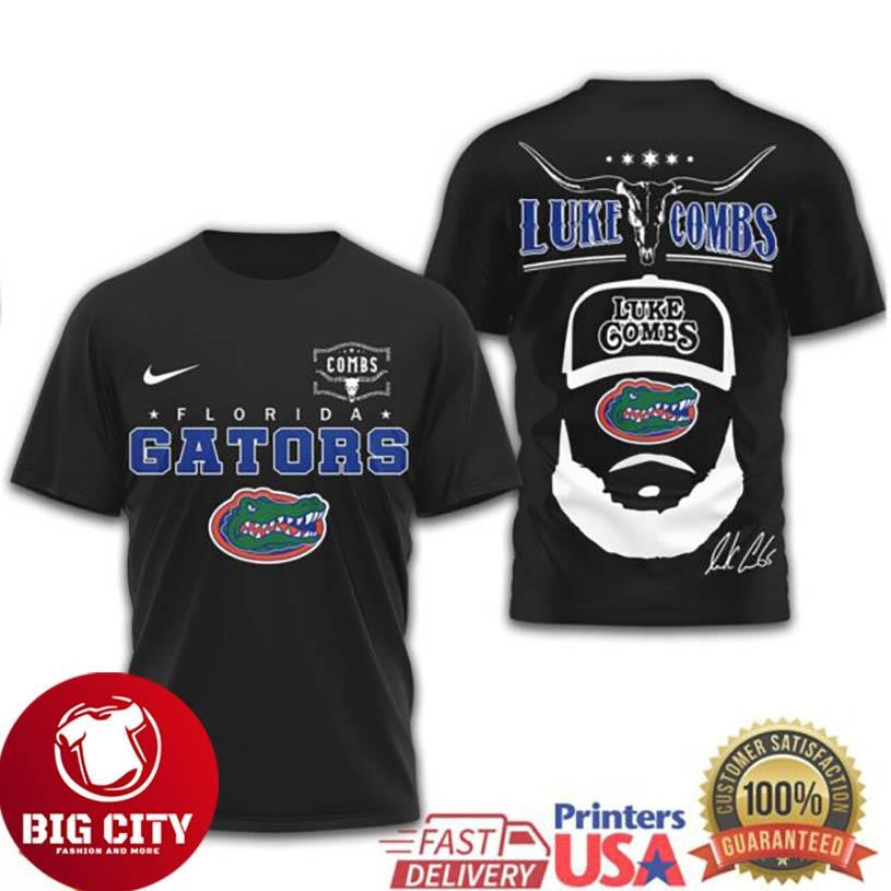 Florida Gators Official NCAA Luke Combs Two Sided Shirt
