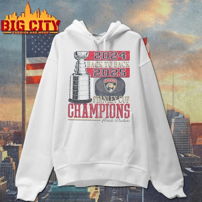 Florida Panthers 2024 Back to Back 2025 Stanley Cup Champions shirt