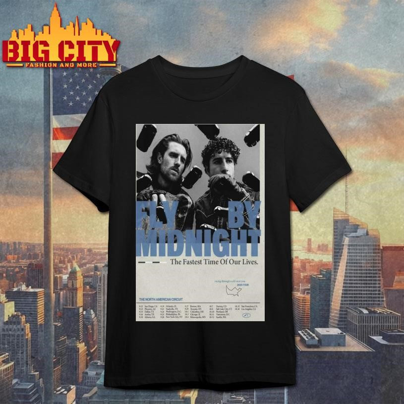 Fly By Midnight North American Tour 2025 Poster shirt