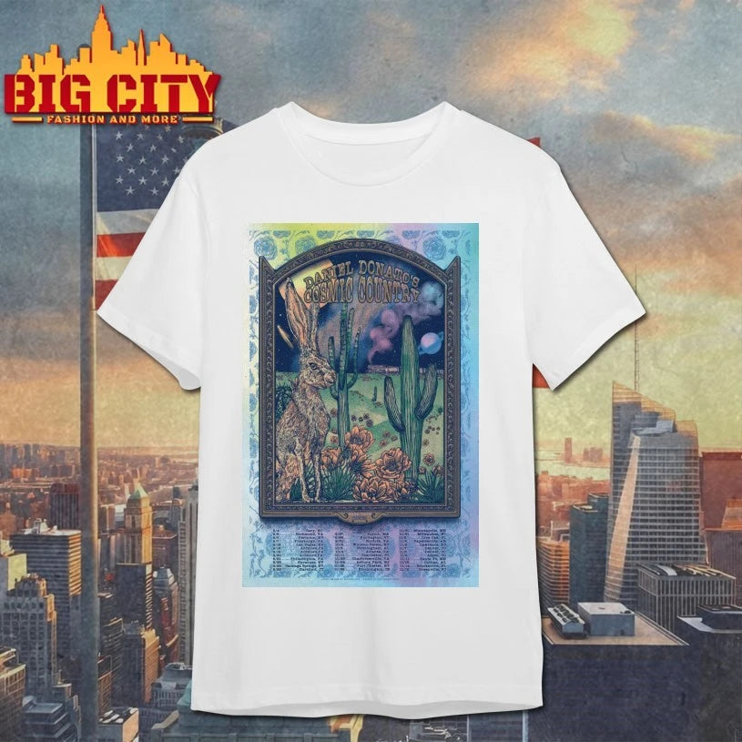 Foil Daniel Donato Cosmic Country 2025 Fall Tour Poster Shirts