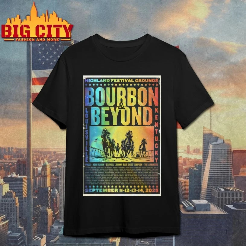 Foil Poster Bourbon &amp; Beyond in Louisville, Kentucky 2025 Shirt