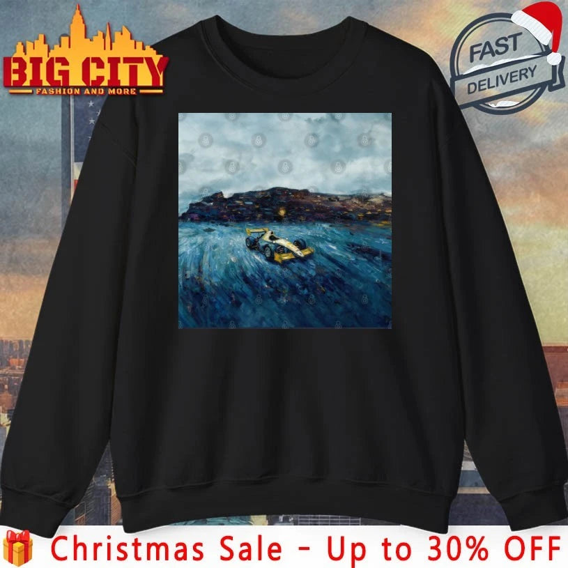 Formula one racing Van Gogh painting shirt