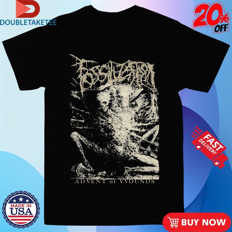 Official Fossilization Advent Of Wounds Album Neanderthal Shirts