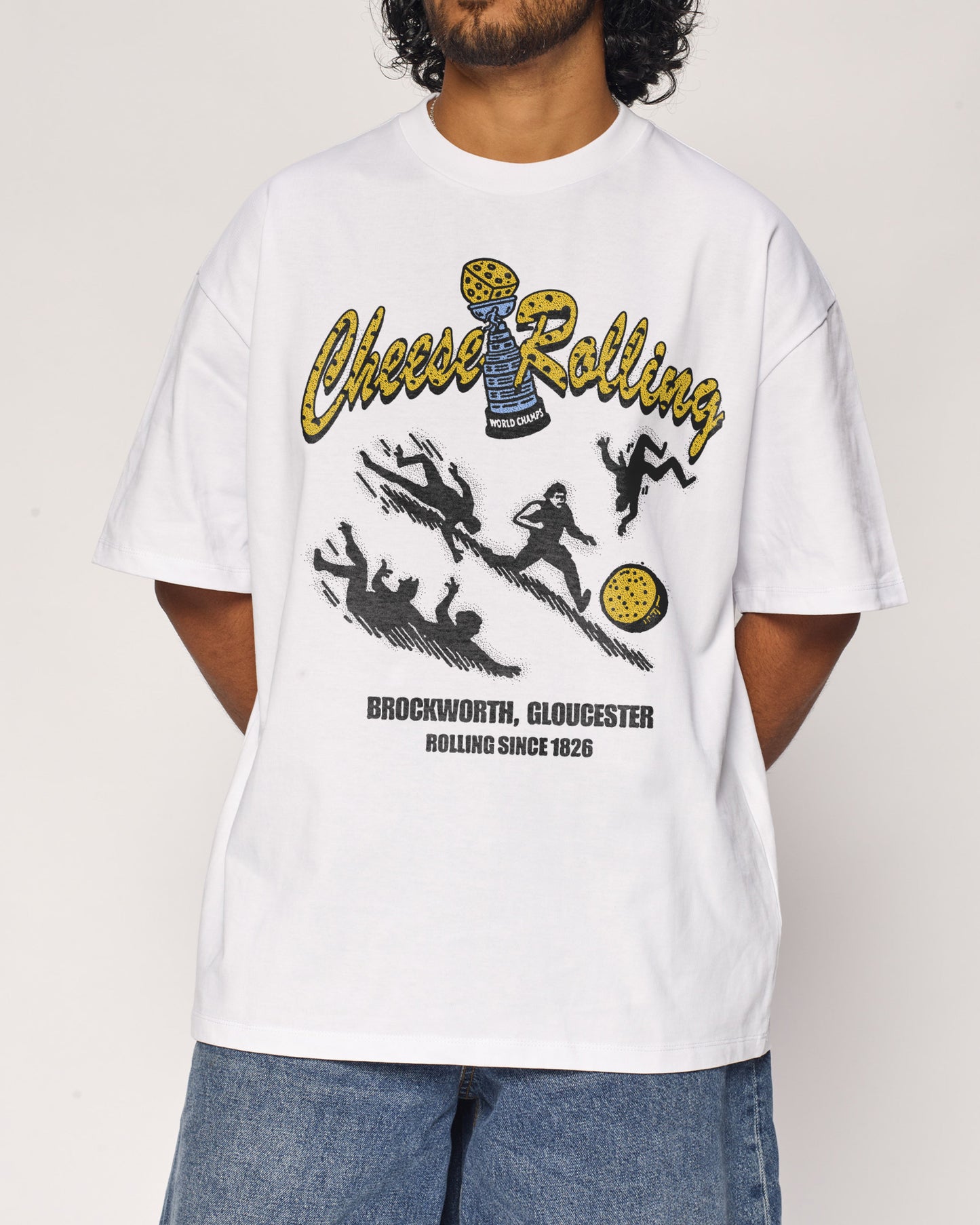 Cheese Rolling Oversized Tee
