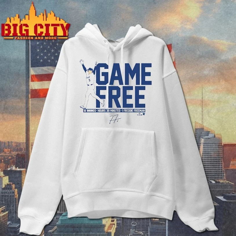 Freddie Freeman game free Signature shirt