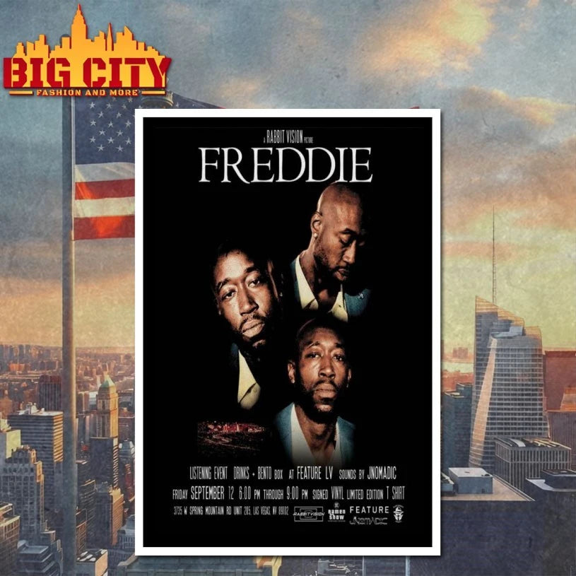 Freddie Gibbs Sept 12 2025 Feature LV Las Vegas Poster shirt