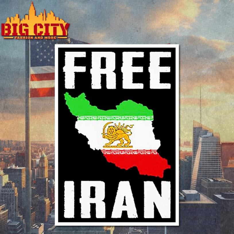 Free Iran Lion Symbol Shirt