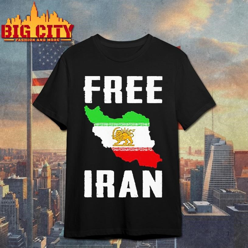 Free Iran Lion Symbol Shirt