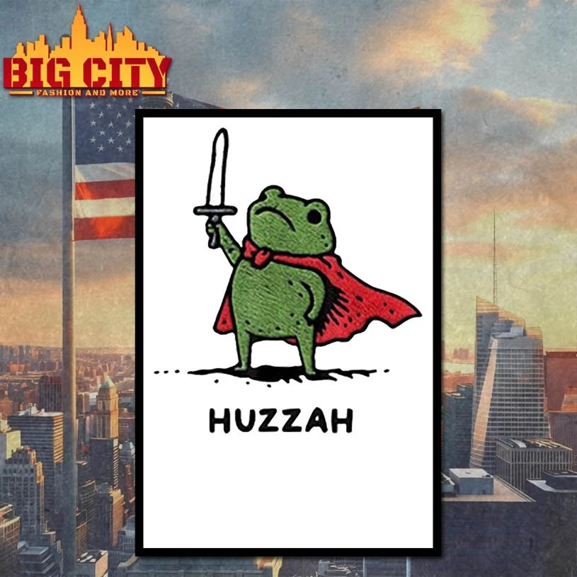 Frog Huzzah Frog Knight shirt