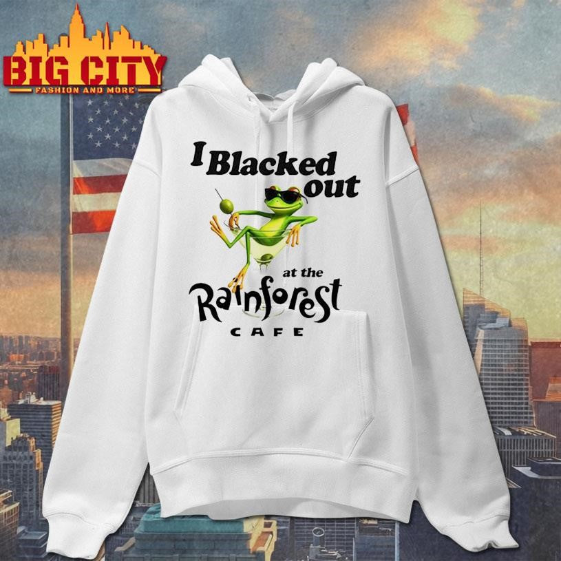 Frog Martini Glass I Blacked Out At The Rainforest Cafe 2025 Shirt