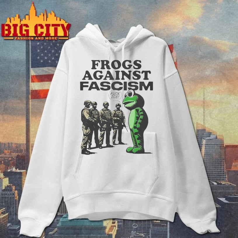 Frogs Against Fascism Shirt Fuck ICE Shirt