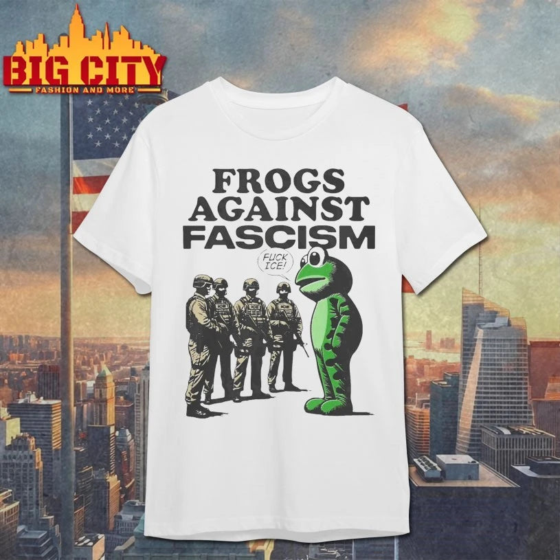 Frogs Against Fascism Shirt Fuck ICE Shirt