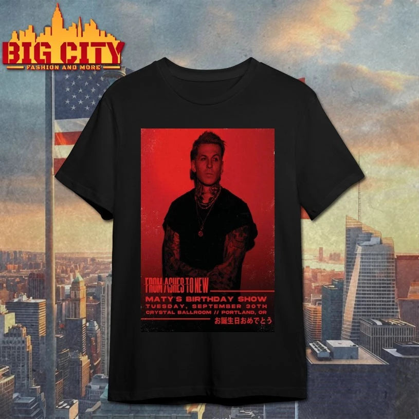 From Ashes To New Tour Portland 2025 Poster shirts