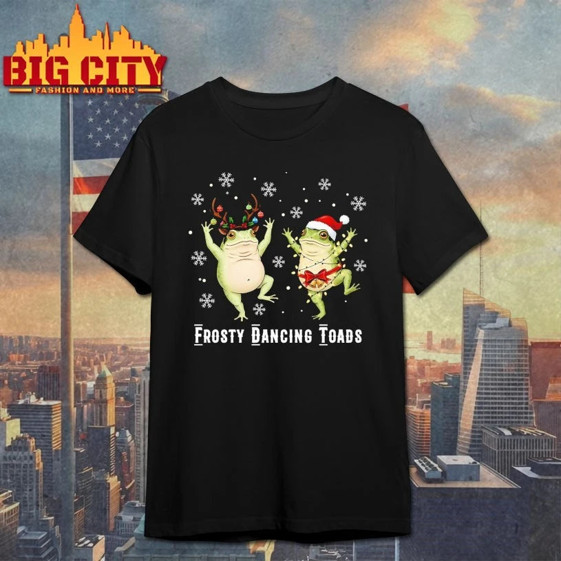 Frosty Dancing Toads christmas shirt