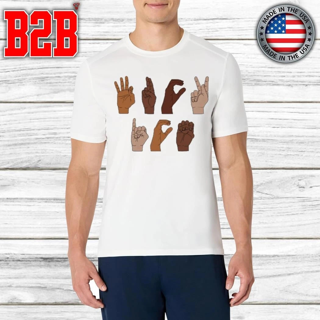 Fuck Ice Hand Sign Language Chinga La Migra Shirt