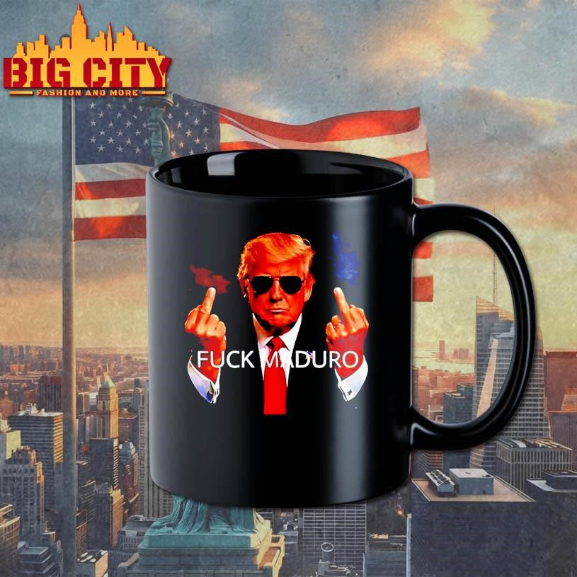 Fuck Nicolas Maduro Moros Donald Trump Middle Finger Shirt