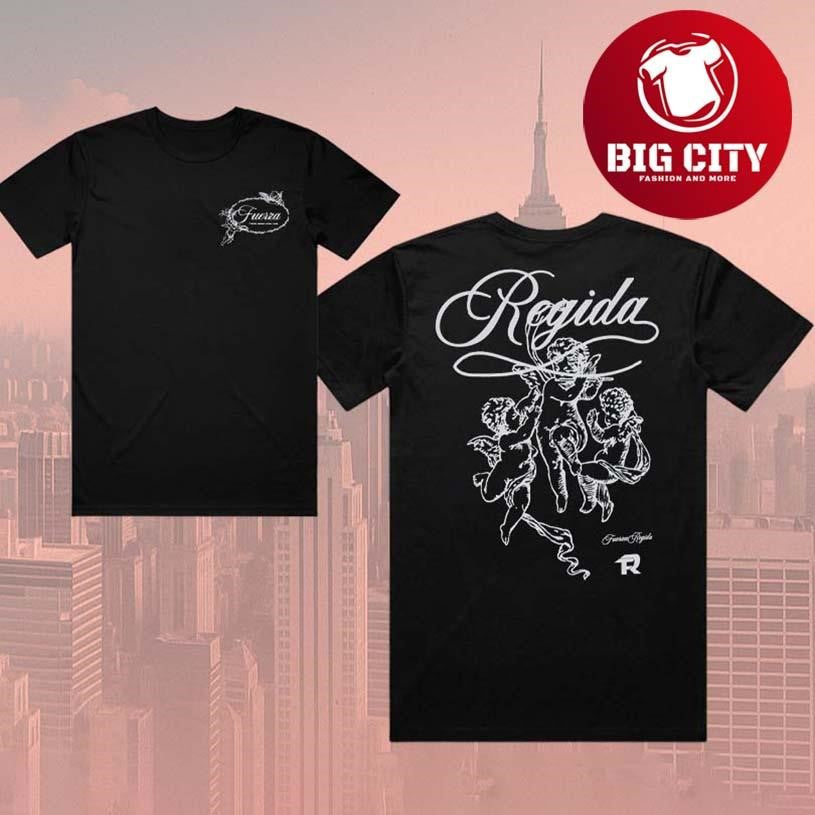 Fuerza Regida Angelitos 2025 New Two Sided Shirt