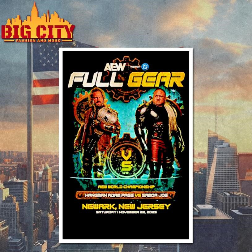 Full Gear 2025 Hangman Adam Page vs Samoa Joe Shirt