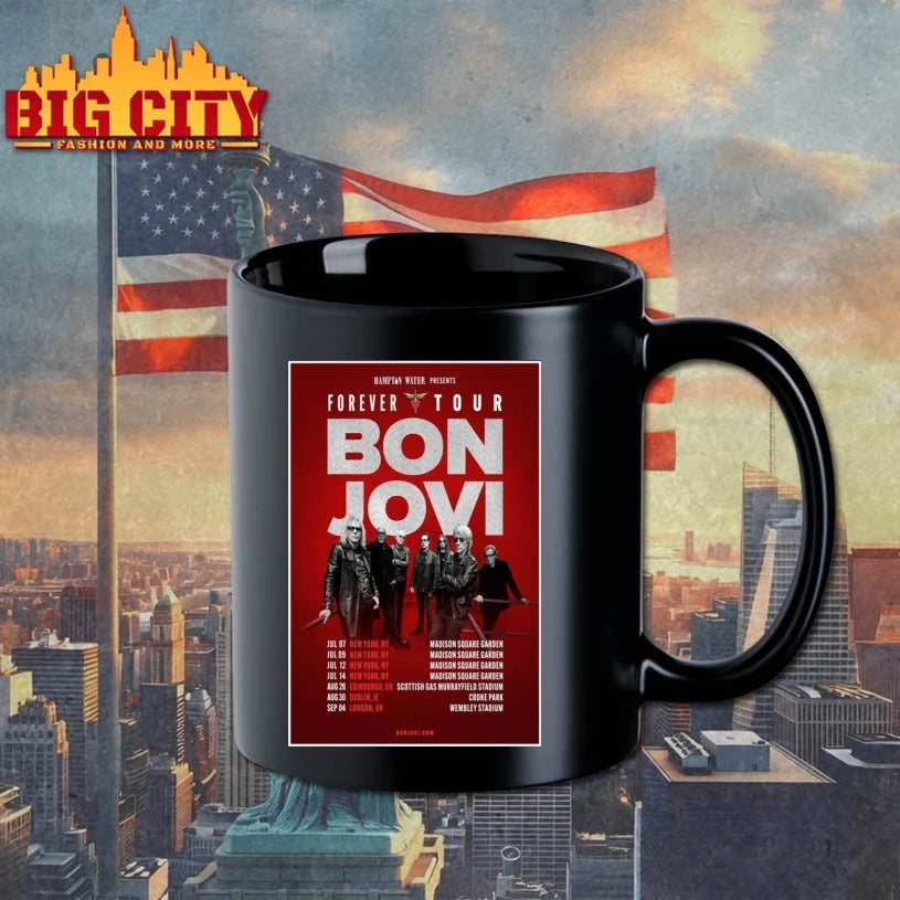 Funny Bon Jovi Forever Tour 2026 Poster shirt