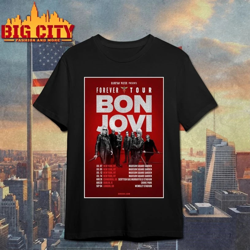 Funny Bon Jovi Forever Tour 2026 Poster shirt