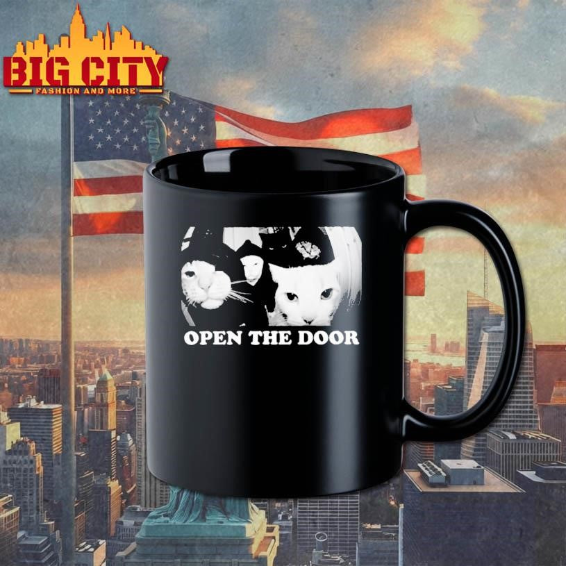 Funny Cat Gang Open The Door Shirt