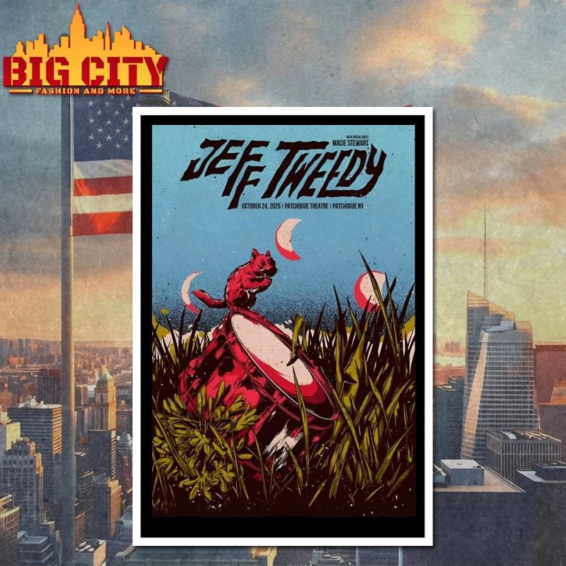 Funny Jeff Tweedy Patchogue Theatre in Patchogue, NY October 24 2025 Poster shirt