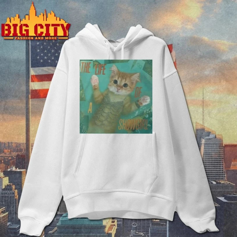 Funny Kitty The Life Of A Showgirl Shirts