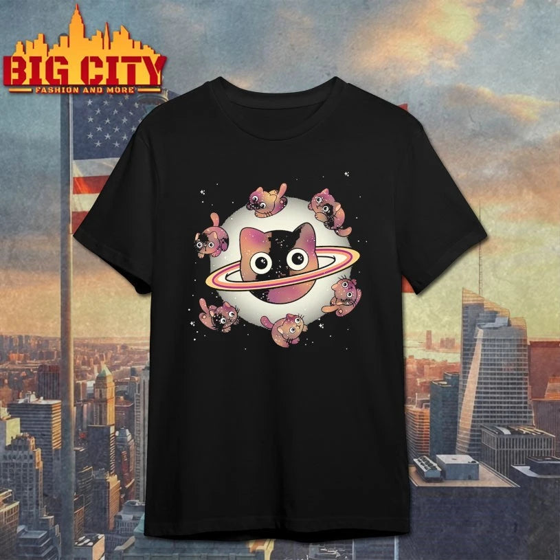 Funny Space Galaxy Cats shirt