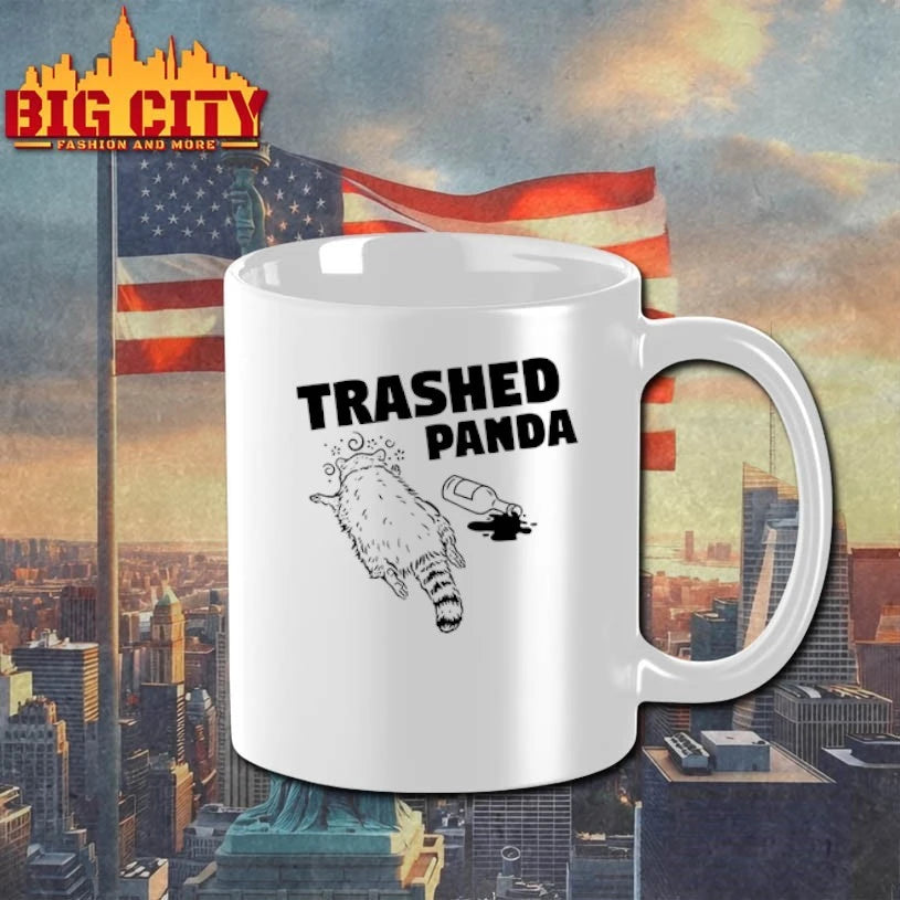 Funny Trashed Panda Raccoon Gets Drunk shirt